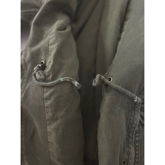 Levis Unisex Cotton Canvas Jacket Barn Work Coat Quilted Olive Green Size Small - Picture 12 of 15